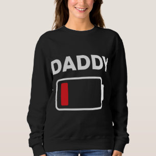 Familie passt Weihnachtsbatterie Funny Daddy Xmas Sweatshirt