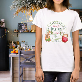 Familie passt Weihnachtskochtkuchen Backen Crew T-Shirt