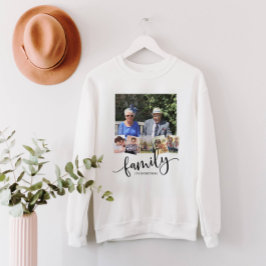 Familie, Personalisiert 6-Foto-Collage Sweatshirt