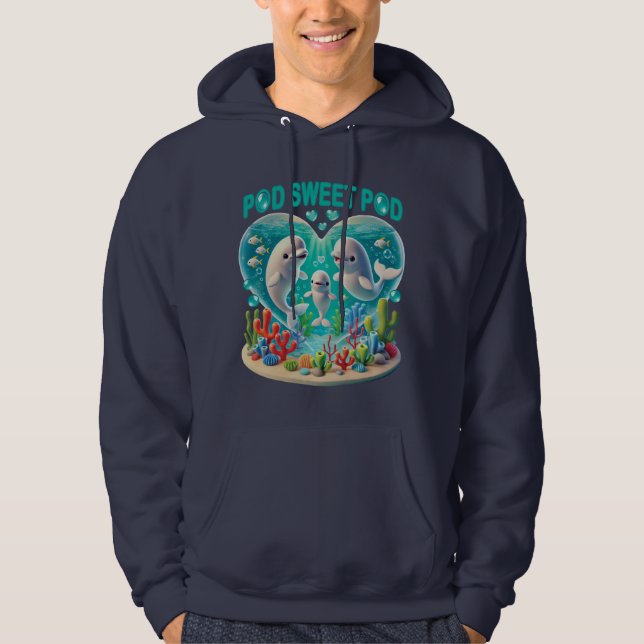 Familie "Pod Sweet Pod" Hoodie (Vorderseite)