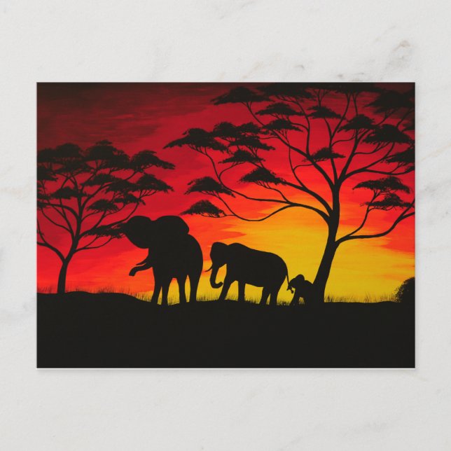 Familie Postkarte (Vorderseite)