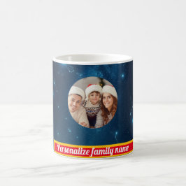 Familie SANTA CLAUS CHRISTMAS COLORFUL Kaffeetasse