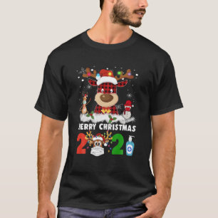 Familie Santa Pajamas, frohe Weihnachtsmann 2021 T-Shirt