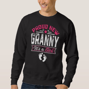 Familie stolz neue Großmutter Es ist eine weiblich Sweatshirt