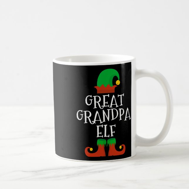 Familie The Great Opa Elf Christmas Pj Pajama X Kaffeetasse (Rechts)