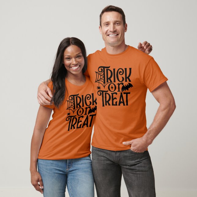 Familie Trick oder Treat Halloween T-Shirt (Unisex)