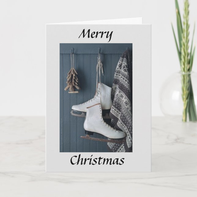 FAMILIE UND FREUND "SIND SO GEHALTEN" BEI CHRISTMA KARTE (Vorderseite)