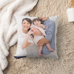 Familie und Freunde Foto Kissen