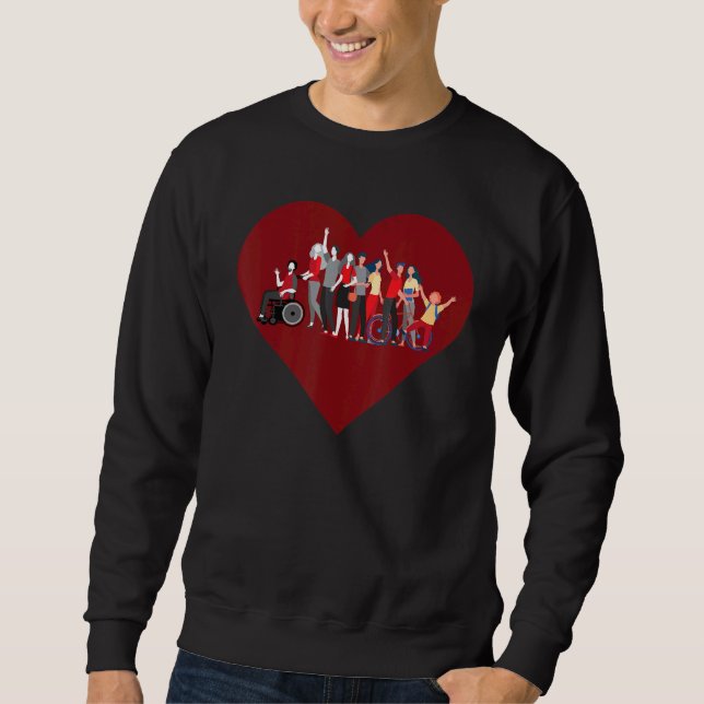 Familie und Freunde Sweatshirt (Vorderseite)