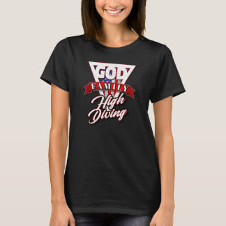 Familie und Hochtauchen T-Shirt