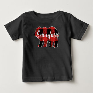 Familie Valentine Matching Buffalo Kariert Oma Baby T-shirt