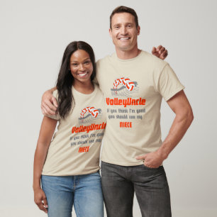 Familie VolleyChick Sie sollten Onkel/Niece sehen T-Shirt