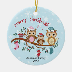 Familie von 3 Schüsseln Weihnachten Keramik Ornament