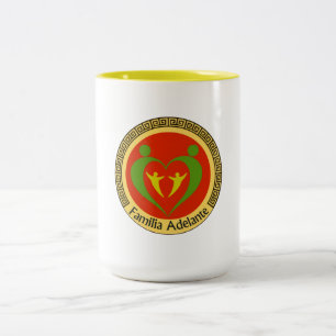 FAMILIE VORWÄRTS PROGRAMM-TASSE ZWEIFARBIGE TASSE