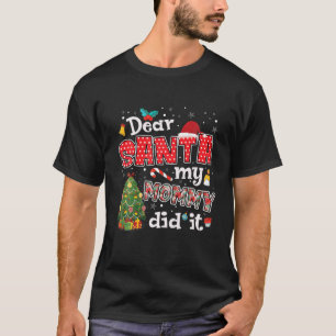 Familie Weihnachten Pajama Liebe Santa My Mommy T-Shirt