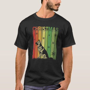 Familie Weihnachten Pj passendes Retro Deutscher S T-Shirt