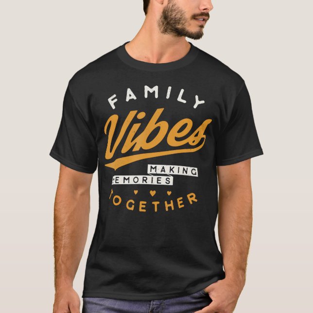 Familie Wiedersehen 2024 Vibes Erinnerungen machen T-Shirt (Vorderseite)