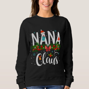Familie Winter santa Weihnachtsfamilie Nana Klub Sweatshirt