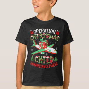 Familie Xmas Urlaub Pajamas Funny Operation Christ T-Shirt
