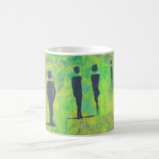 Familie zu Viert auf Ihrer Kaffeetasse (Mittel)