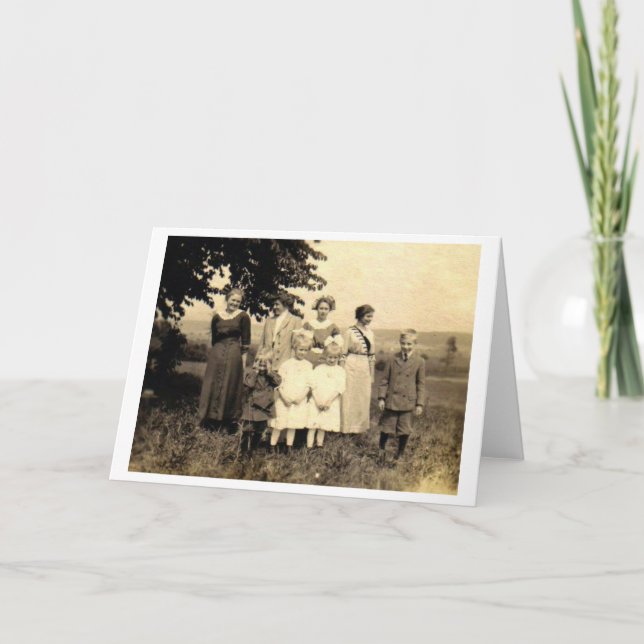 Familien-Ansammlung Karte (Vorderseite)