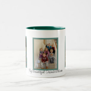 Familien-Bild-Tasse Zweifarbige Tasse