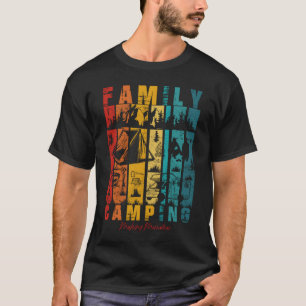 Familien-Camping Familienurlaub Erinnerungen schaf T-Shirt