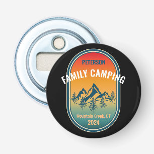 Familien-Camping im Vintage-Sunset-Abenteuer Flaschenöffner