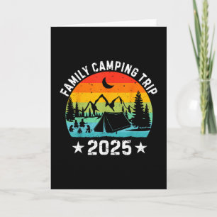 Familien-Camping-Trip 2025 passende Crew Sommerfer Karte