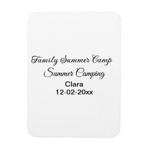 Familien-Camping-Urlaub benutzerdefiniert Name Dat Magnet
