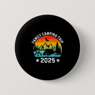 Familien-Campingausflug 2025 passende Crew Sommerf Button