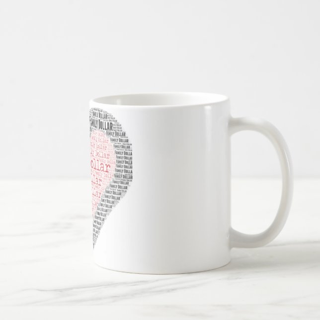 Familien-Dollar-Tasse Kaffeetasse (Rechts)