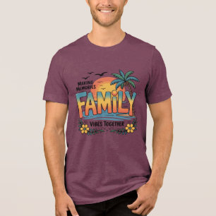 Familien-Erinnerungen gemeinsam erleben Tri-Blend Shirt