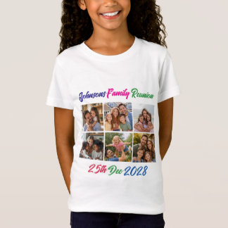 Familien-Erinnerungen Multi-Foto-Wiedersehens-Shir T-Shirt