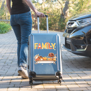 Familien-Erntedankfest 2025 Dankbar Für Mein Stamm Aufkleber