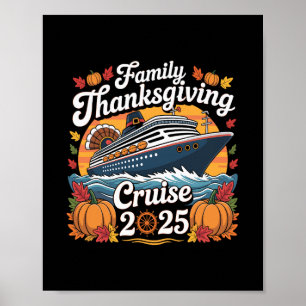 Familien-Erntedankfest-Kreuzfahrt 2025 Urlaubsreis Poster