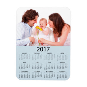 Familien-Foto Perosnalized 2017 Kalender-Magnet Magnet