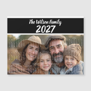 Familien-Fotokalender 2025 Magnetkarte