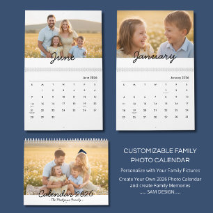 Familien-Fotokalender 2026 – Ein Jahr voller Liebe Kalender
