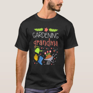 Familien Gartenarbeit Oma Gärtnerin Garten Pflanze T-Shirt