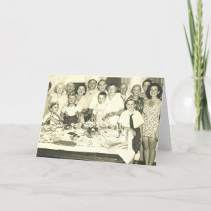 FAMILIEN-GEBURTSTAGS-PARTY! KARTE