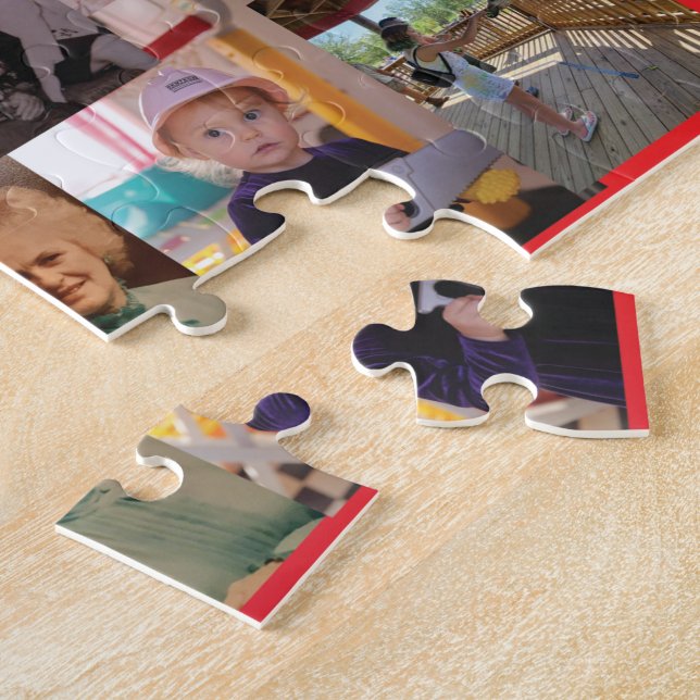 Familien-Geschenk-Foto-Puzzle Puzzle (Seite)