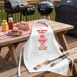 Familien-Grillfest im Hinterhof am 4. Juli Schürze