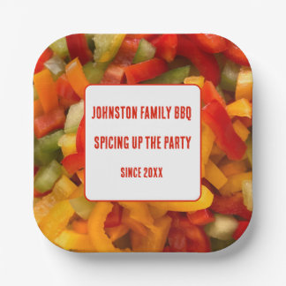 Familien-Grillparty BBQ Sommer Partygewürz Pappteller