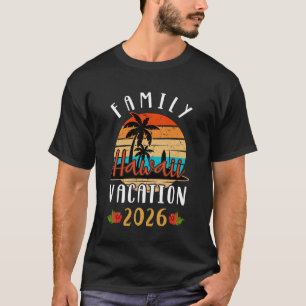 Familien-Hawaii-Strandinseltreffen 2026 Frühjahrsf T-Shirt
