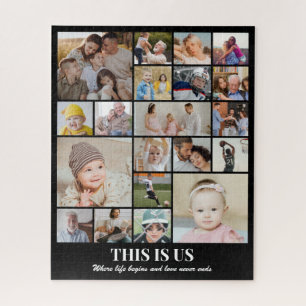 Familien Kinder Foto Collage 20 Bilder 8x10 16x20 Puzzle