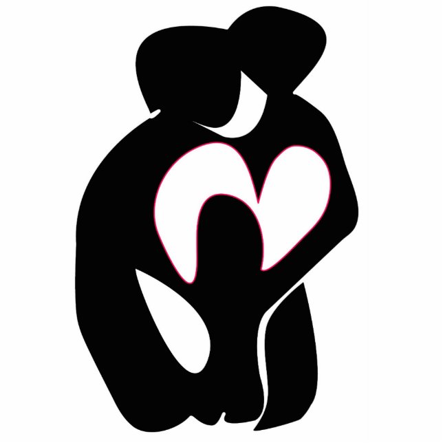 Familien-Kreis der Liebe Fotoskulptur Ornament (Vorne)