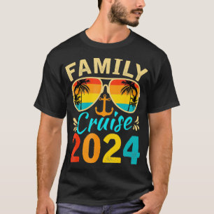 Familien Kreuzfahrt 2024 Hallo Sommerurlaub Strand T-Shirt