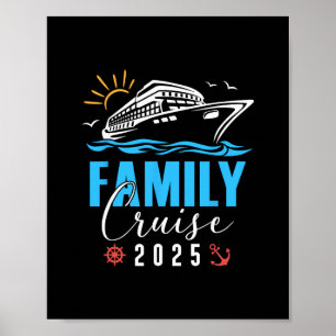 Familien-Kreuzfahrt-Trip 2025 Erinnerungen machen Poster