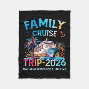 Familien-Kreuzfahrt-Trip 2026 Es Ist Ein Lustiges Fleecedecke